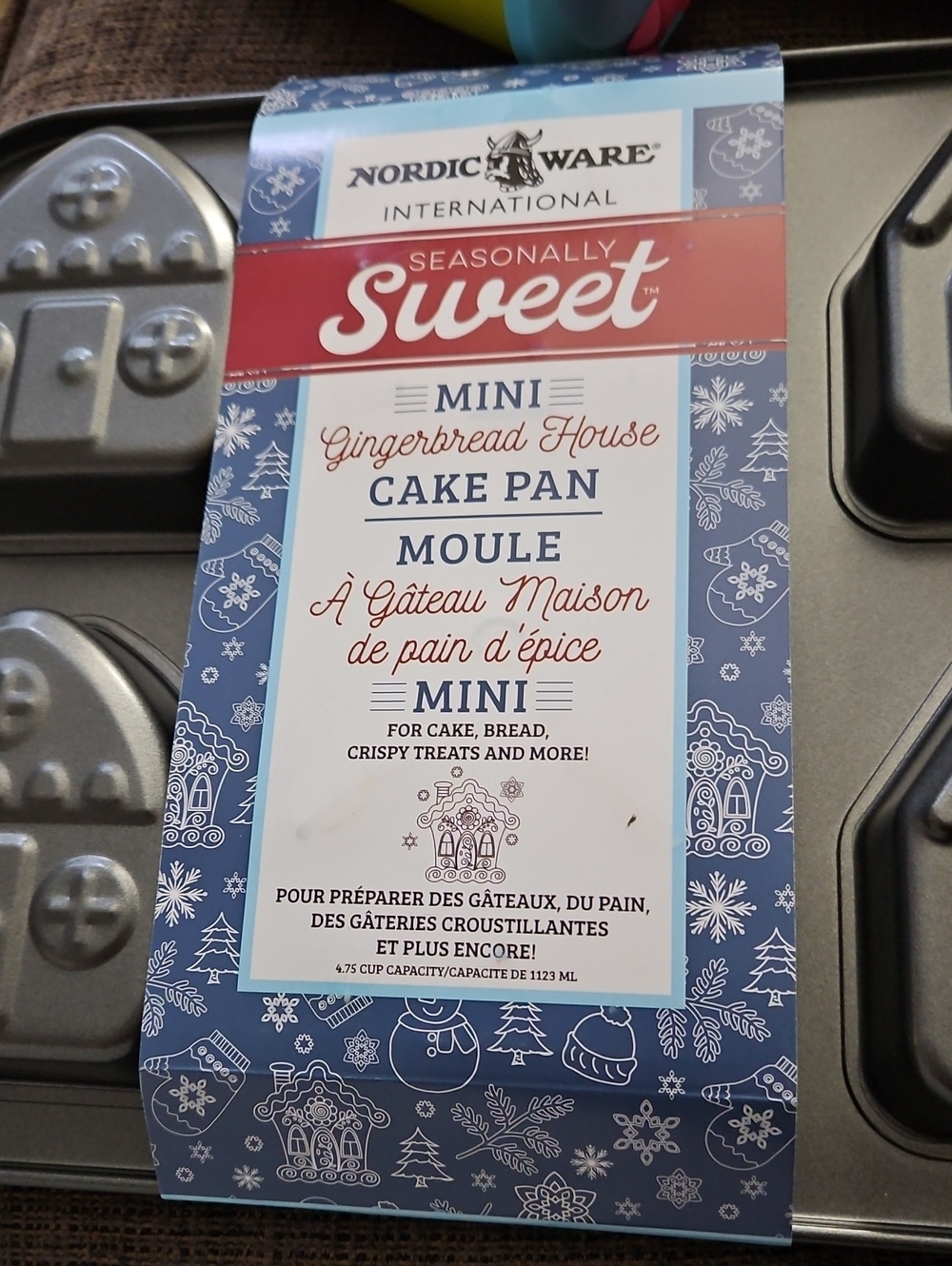 Nordic Ware Mini Gingerbread House Cake Pan